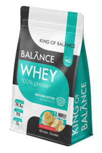 WHEY PROTEIN 450 г. банан (King of balance) WHEY PROTEIN 450 г. банан (King of balance)