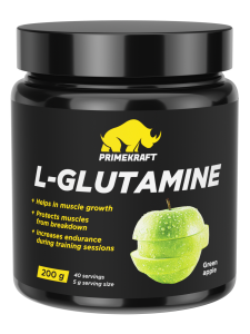 L-GLUTAMINE 200 г. (PRIME KRAFT) L-GLUTAMINE 200 г. (PRIME KRAFT)