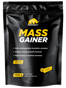 MASS GAINER 1000 г. (PRIME KRAFT) MASS GAINER 1000 г. (PRIME KRAFT)