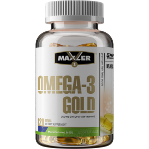 OMEGA-3 GOLD EURO 120 кап.  (Maxler)